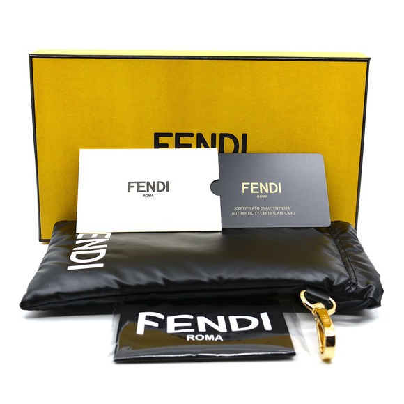 FENDI FE40042U DARK HAVANA/GOLD GREEN AUTHENTIC SUNGLASSES - Picture 13 of 13
